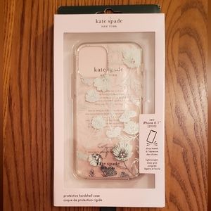 Kate Spade clear floral i-phone case, NEW